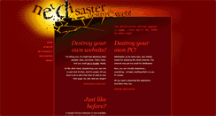 Desktop Screenshot of netdisaster.com